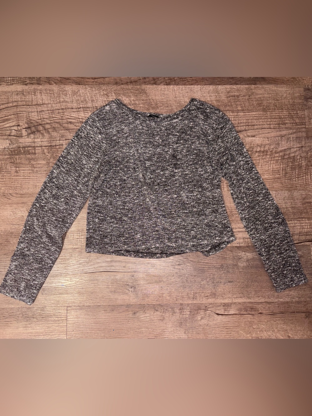 Forever 21 gray marled knit sweater
